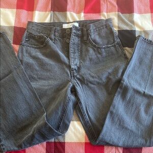 KanCan Gray Straight Jeans Classic Style